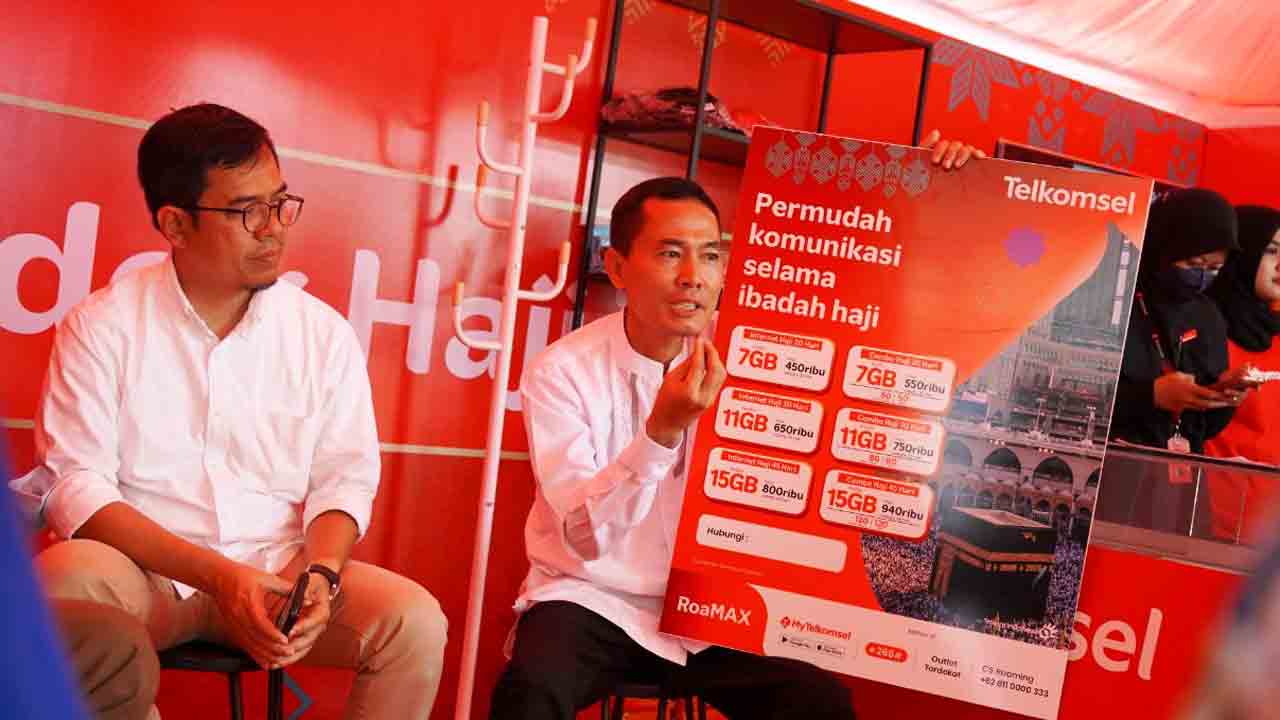POSKO HAJI: Telkomsel sebagai operator telekomunikasi terdepan Indonesia, kembali menyediakan Posko Haji Telkomsel di Asrama Haji Donohudan Boyolali. (TELKOMSEL FOR RADAR JOGJA)