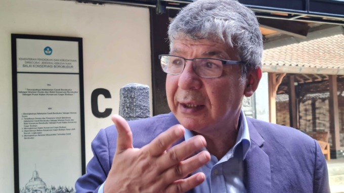 Director UNESCO Office Jakarta Mohamed Djelid.(NAILA NIHAYAH/RADAR JOGJA)