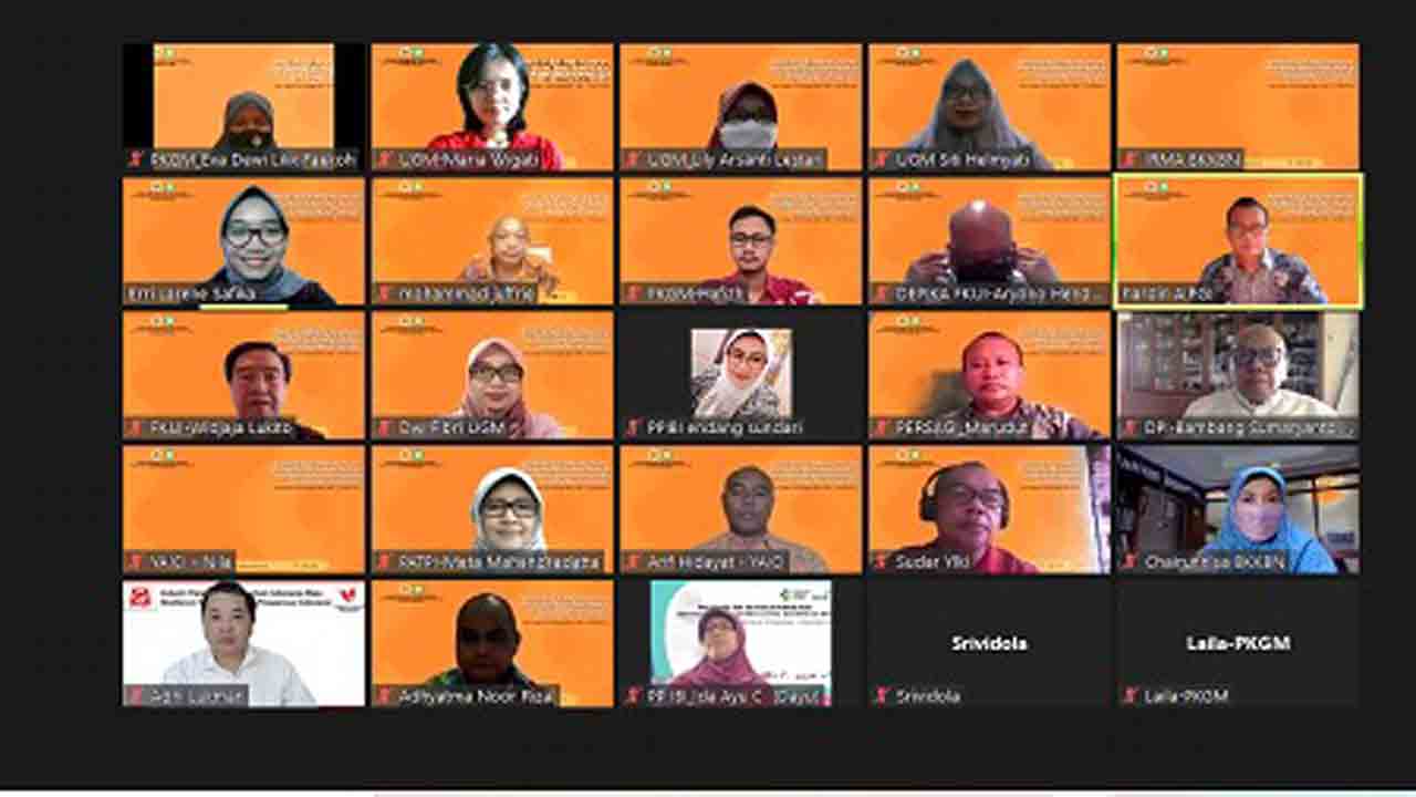 DISKUSI DARING: Pusat Kesehatan dan Gizi Manusia FK-KMK UGM menyosialisasikan kegiatan pertemuan ilmiah dan focus group discussion (FGD). Tema yang diambil adalah “Kajian Pola Konsumsi Susu Kental Manis pada Anak di Indonesia dan Konsekuensinya terhadap K