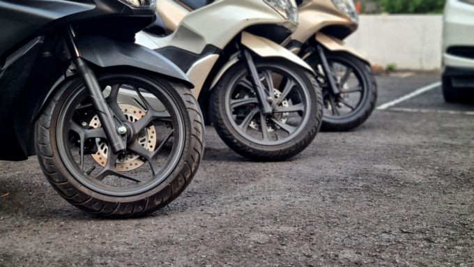 BAN MOTOR: Kenyamanan dan keamanan berkendara menjadi hal yang selalu diinginkan oleh setiap pengendara sepeda motor. (HONDA FOR RADAR JOGJA)