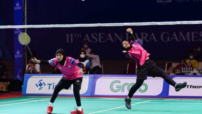 BIKIN BANGGA: Paralimpian DIJ menyumbangkan medali emas dari cabor para bulutangkis, di ajang ASEAN Para Games (APG) XI Solo 2022.(ISTIMEWA)