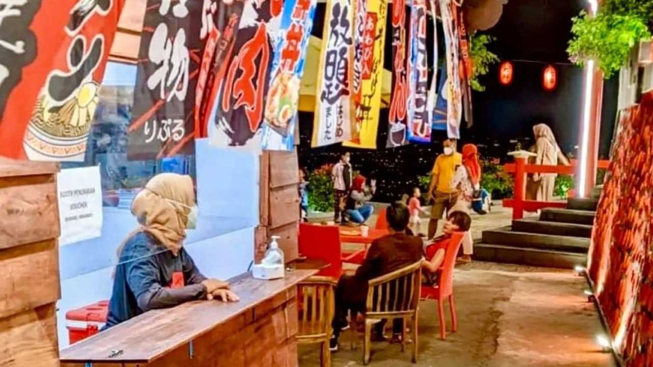 DESTINASI BARU: Little Tokyo (Litto) Jogja yang menawarkan suasana khas Jepang. Lokasinya di Bantul, tepanya berada di Gunung Cilik, Muntuk, Dlingo.(IWAN NURWANTO)
