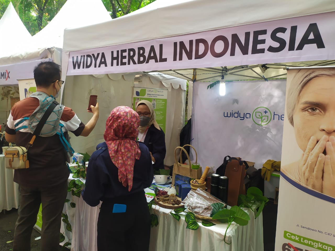 SEHAT : Widya Herbal Indonesia (WHI) mengembangkan fitur scan lidah yang memanfaatkan Artificial Intellegence (AI) untuk mendeteksi masalah kesehatan. (ISTIMEWA)