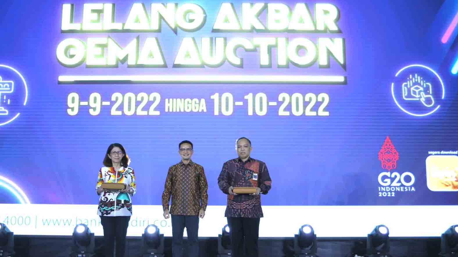 LELANG AKBAR: Bank Mandiri berkolaborasi dengan Direktorat Jenderal Kekayaan Negara (DJKN) kembali menggelar lelang serentak agunan kredit bermasalah bertajuk Lelang Akbar Gema Auction. (BANK MANDIRI FOR RADAR JOGJA)