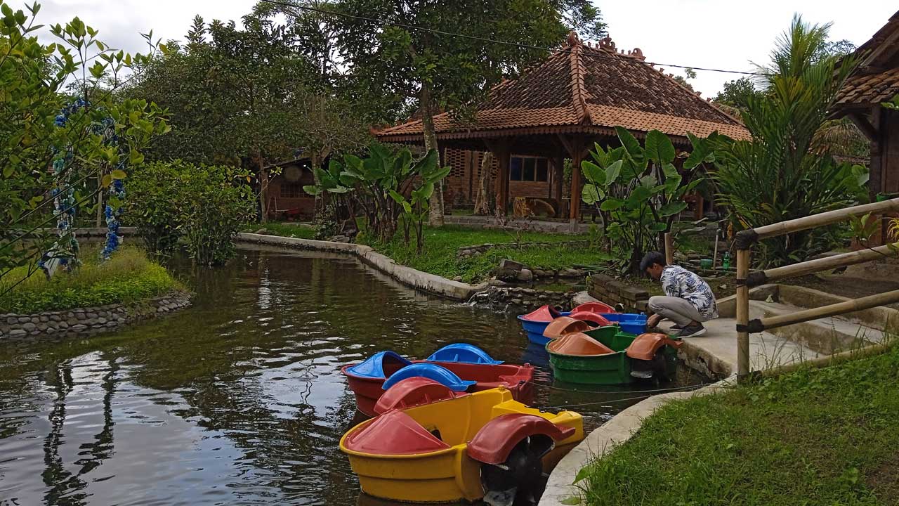 Puri Mataram di Tridadi Sleman Usung Konsep Wisata Budaya Berbasis Alam.(WULAN YANUARWATI/RADAR JOGJA)