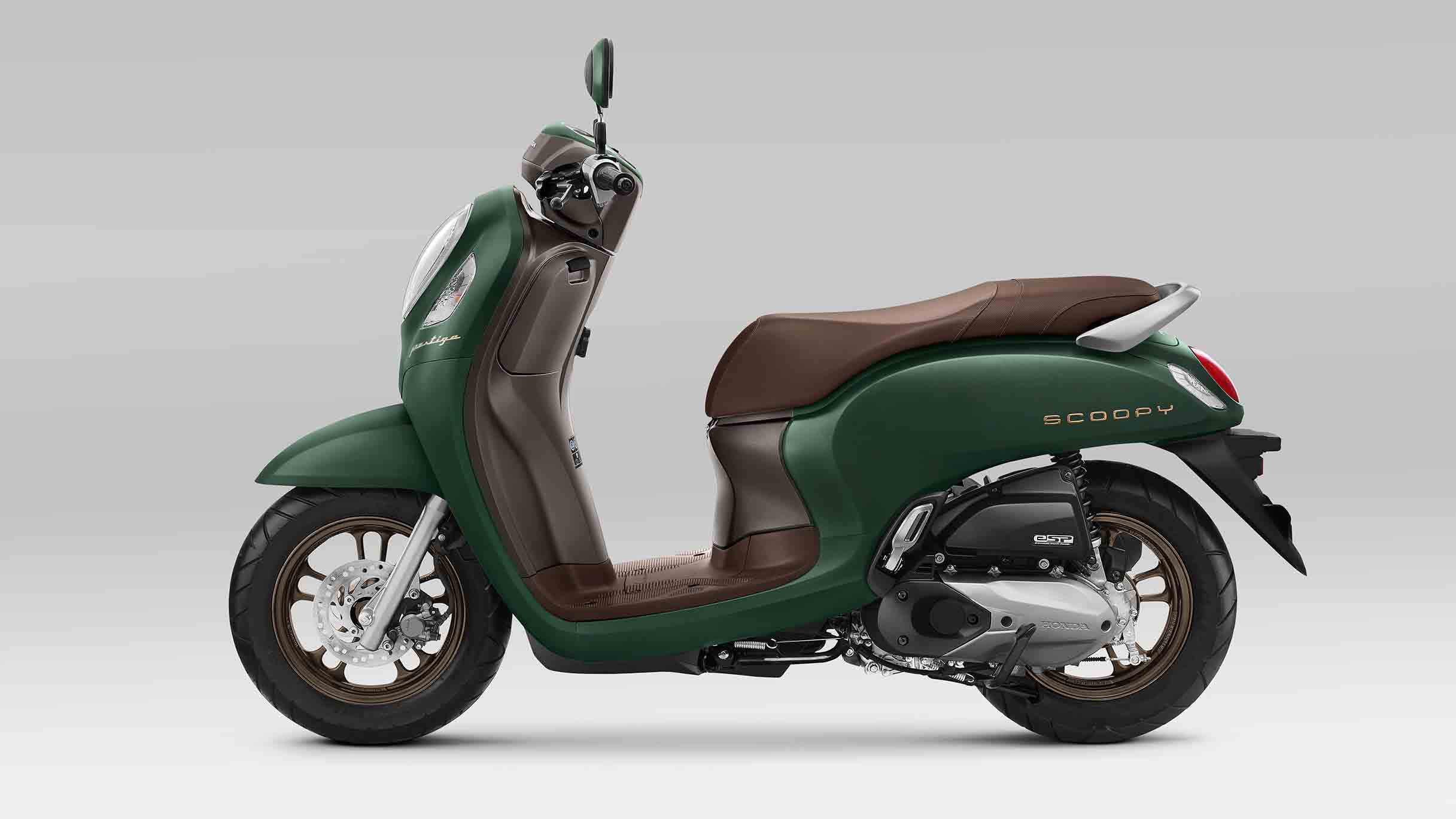 FRESH: Beragam pilihan warna baru hadir pada New Honda Scoopy tipe standar yang kini mengusung desain striping yang menggambarkan anak muda yang fresh. (HONDA FOR RADAR JOGJA)