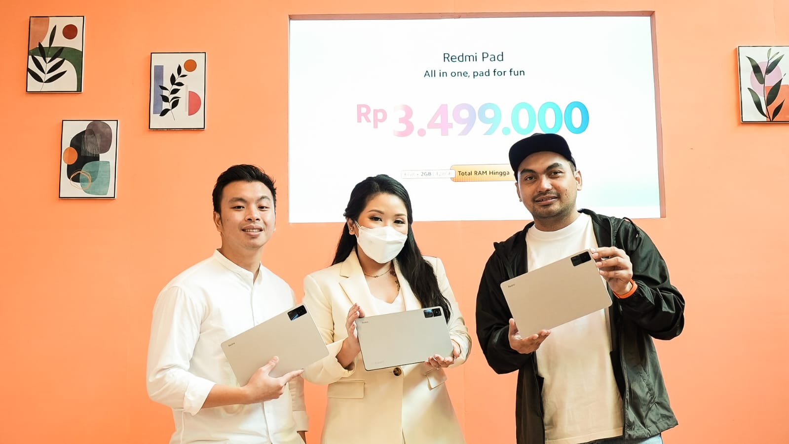 DINANTI : Dibanderol Rp. 3.499.000, Redmi Pad Resmi masuk Indonesia. (NANIN WIDYA ANAKODA for RADAR JOGJA)