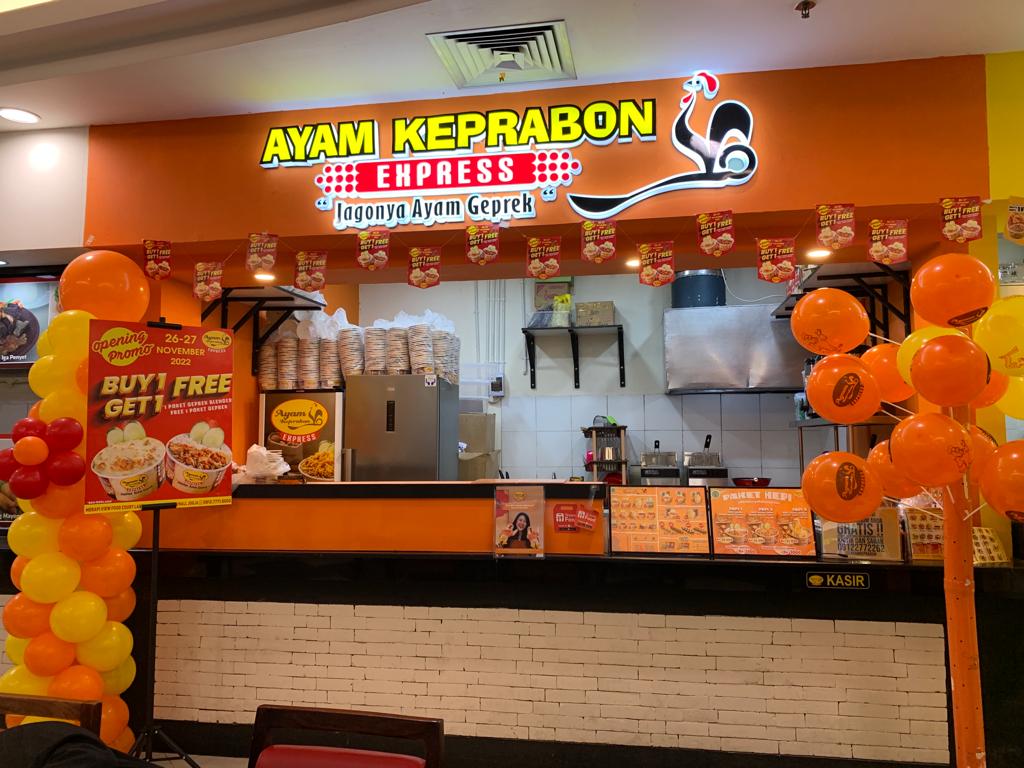 BARU : Ayam Keprabon Express membuka outlet baru di Merapi View Foodcourt lantai 2 nomor13 Pakuwon Mall Jogja, Kamis (24/11). (ISTIMEWA)