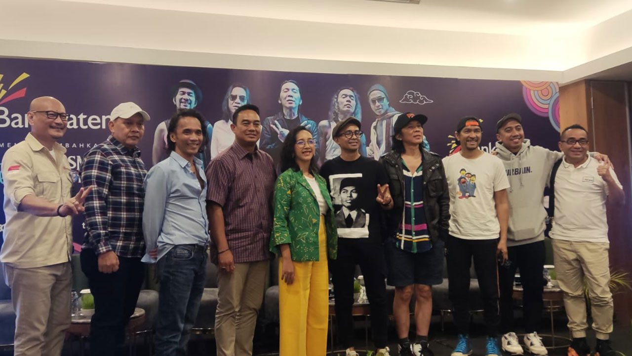Konferensi pers Slank yang bakal konser di Jogja bertajuk