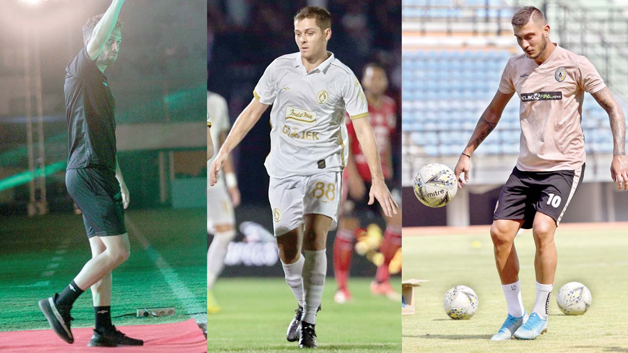 Ze Valente, Guilherme Batata dan Yevhen Bokashvili.