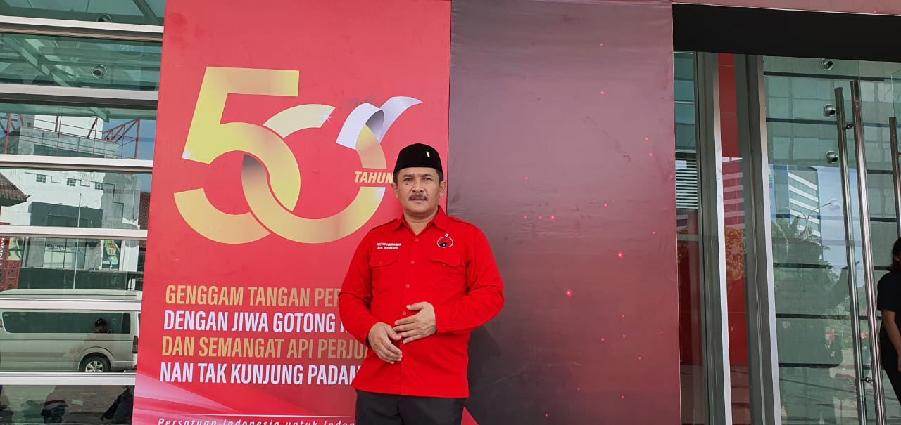 SOSOK : Eko Suwanto hadiri puncak HUT PDI Perjuangan ke 50 di Jakarta, Selasa (10/1). (ISTIMEWA)