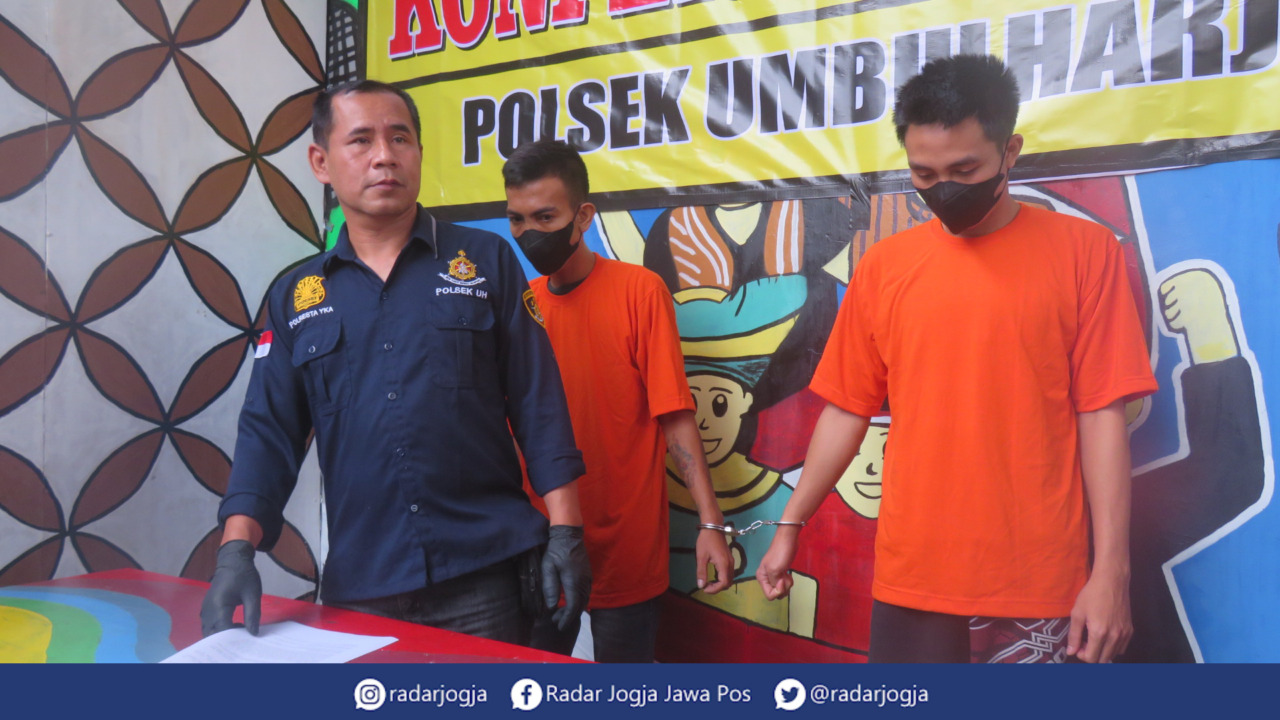 ENGGAK KAPOK : Bulsaskam, 24, spesialis pencurrian motor diamankan di Polsek Umbulharjo, Kamis (26/1). (DWI AGUS/RADAR JOGJA)