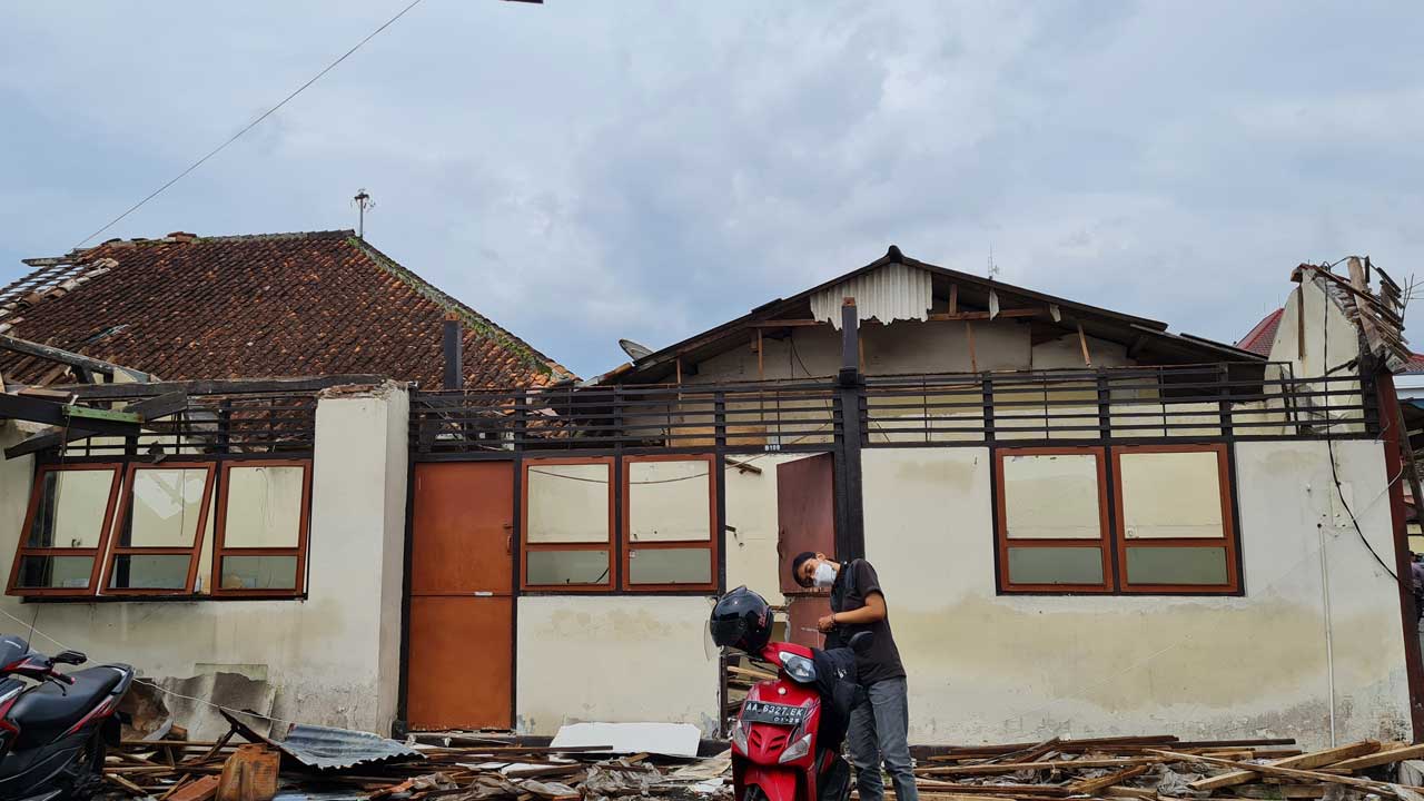 BERSEJARAH: Gedung Mako Polres Magelang Kota bakal difungsikan sebagai Museum MOSVIA. Lantaran dulunya, gedung itu merupakan bekas sekolah saat pemerintahan Hindia Belanda.(Naila Nihayah/Radar Jogja)
