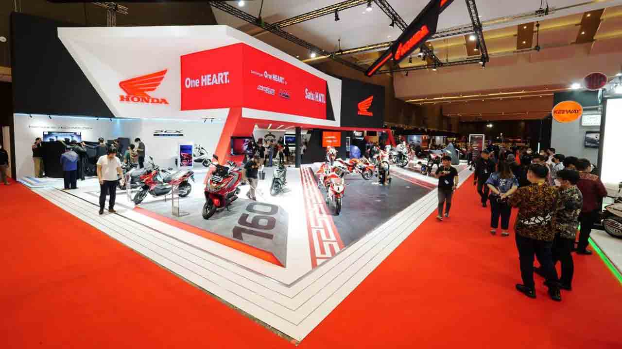 IIMS 2023: Beragam suguhan untuk pengunjung booth AHM di Hall C3 Jakarta International Expo (JIEXPO), Kemayoran, Jakarta Pusat. (HONDA FOR RADAR JOGJA)