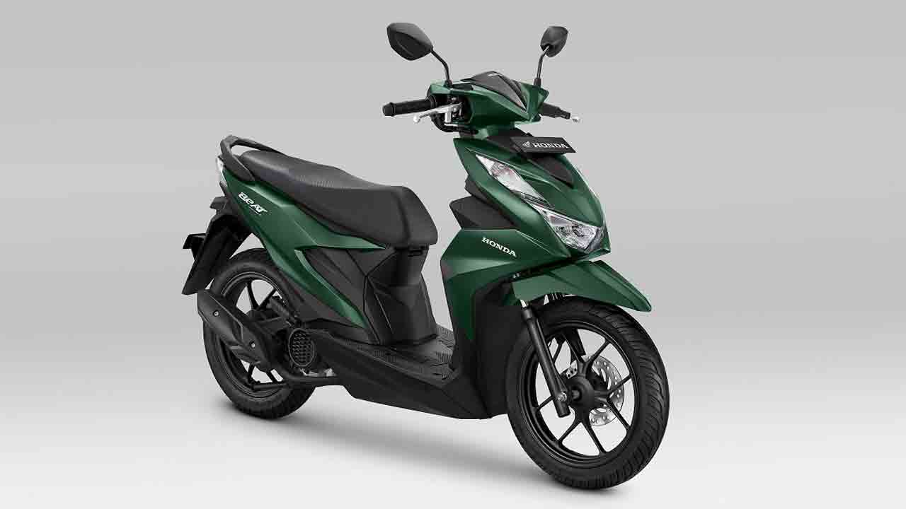TAMPILAN BARU: New Honda BeAT hadir dengan pilihan warna baru yang dibalut dengan gaya Deluxe Green. (HONDA FOR RADAR JOGJA)