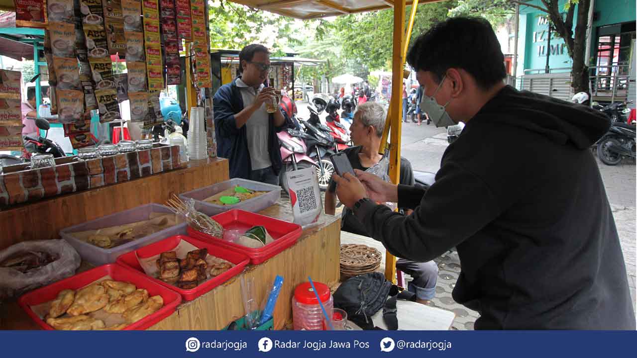 Ilustrasi penjual angkringan. Foto : Guntur Aga Tirtana/Radar Jogja