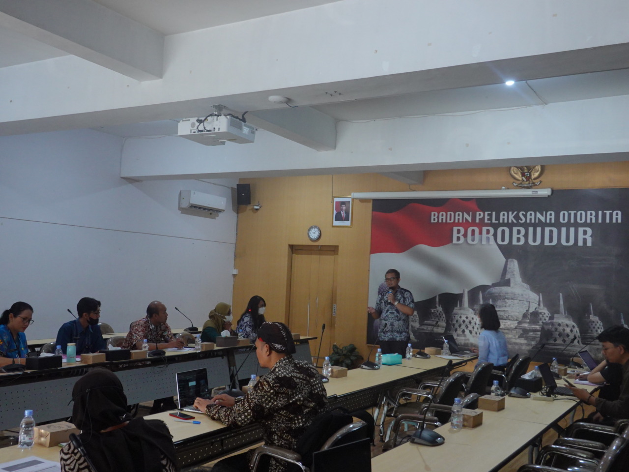 DISKUSI : Badan Otorita Borobudur (BOB) menyelenggarakan pelatihan promosi investasi, bekerjasama dengan International Finance Corporation (IFC), World Bank Group. (ISTIMEWA)