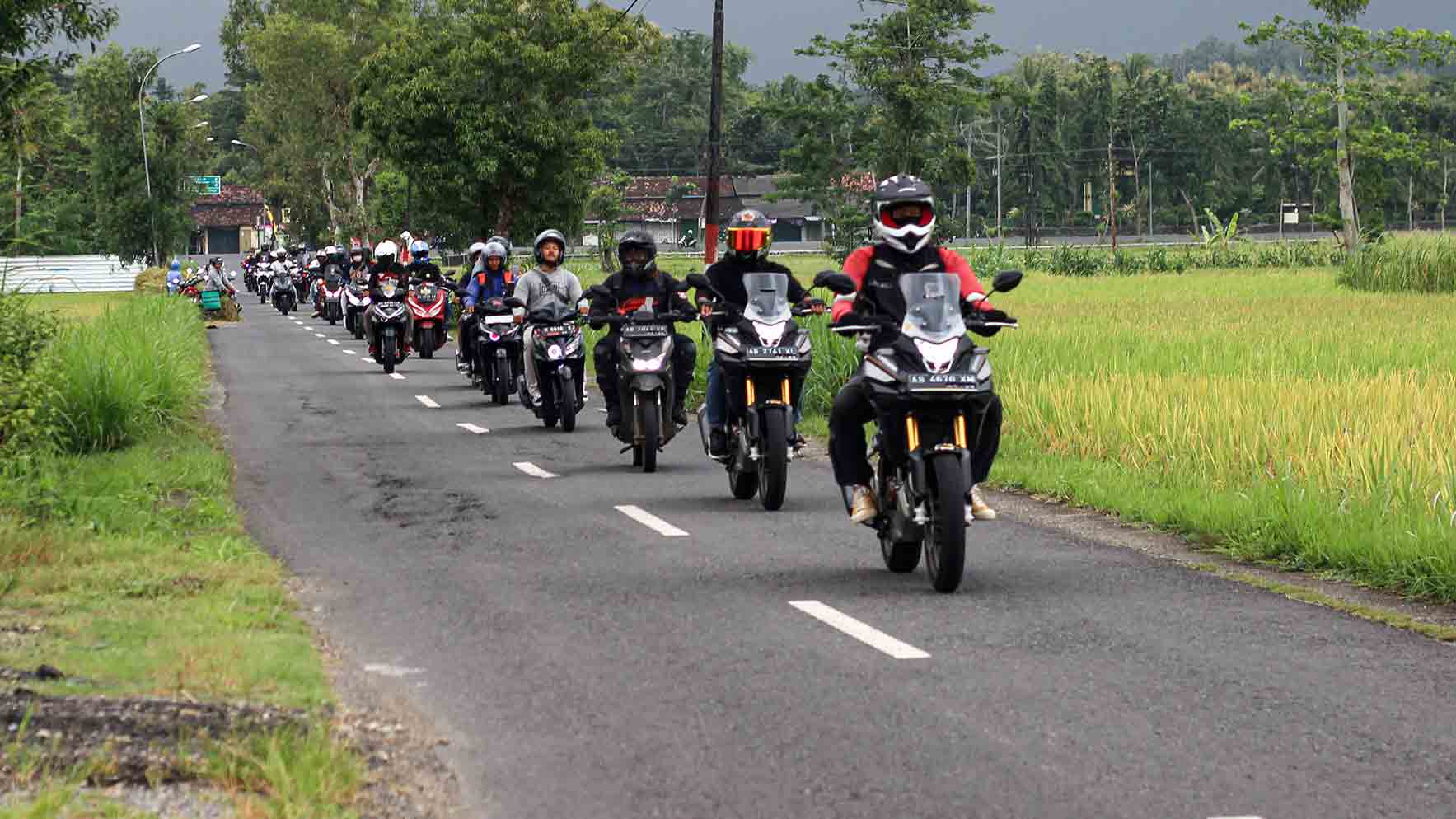 CAMP: Menghadirkan keseruan baru di awal tahun 2023, Astra Motor Yogyakarta selaku Main Dealer sepeda motor Honda wilayah Jogjakarta, Kedu, dan Banyumas menghadirkan “Honda Bikers Adventure Camp Yogyakarta”. (HONDA FOR RADAR JOGJA)