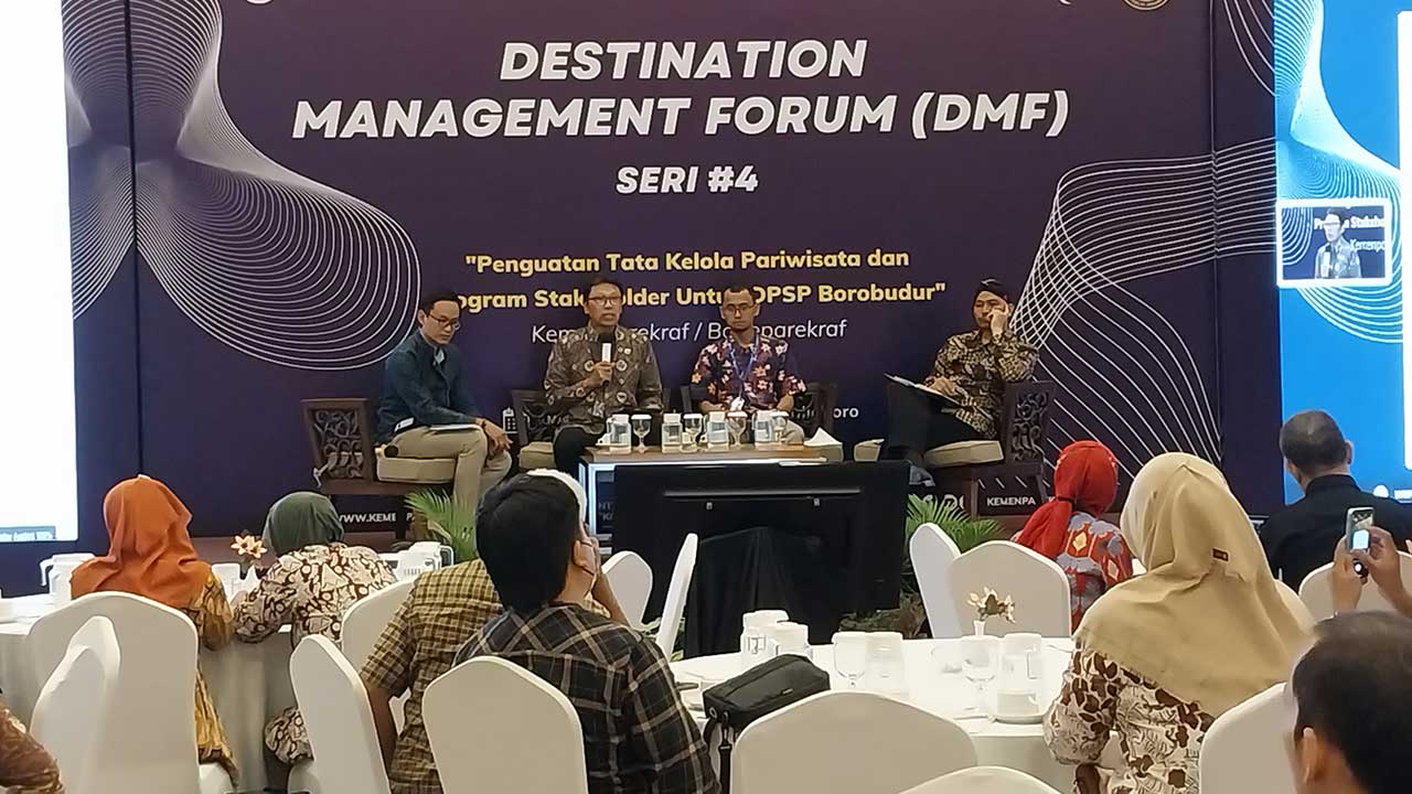 HARUS BERSINERGI: Diskusi Destination Management Forum (DMF) seri #4 bertajuk