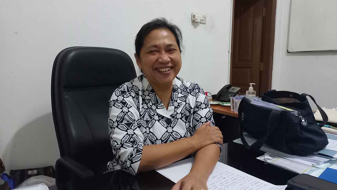 Kepala DLH Kabupaten Sleman Epiphana Kristiyani.(MEITIKA CANDRA LANTIVA/RADAR JOGJA)