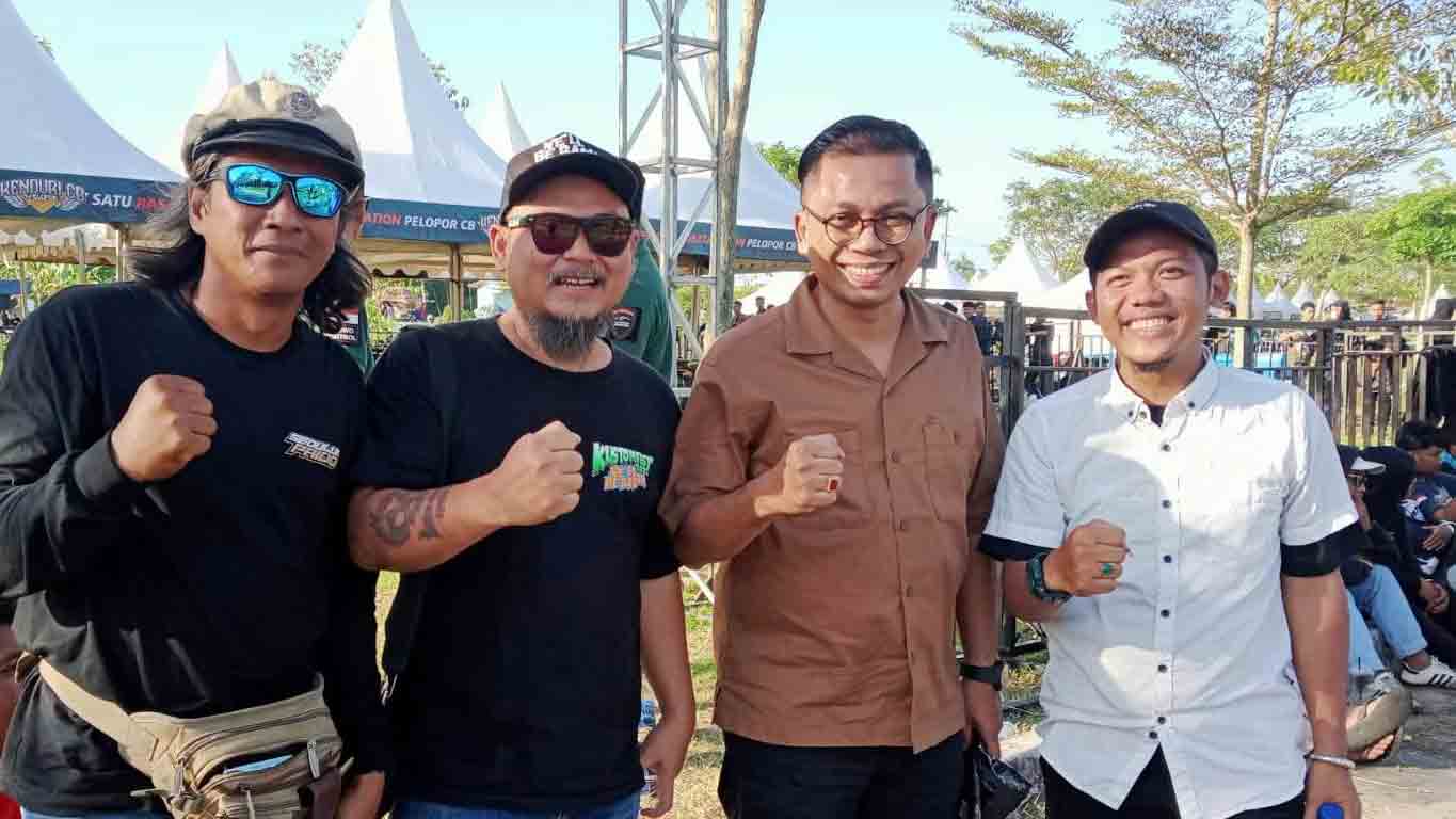 KENDURI CB: Gelaran event otomotif Kenduri CB yang digelar Sabtu (13/5)  berlangsung sukses dengan animo yang luar biasa dari para rider CB yang datang dari berbagai penjuru kota di Indonesia. (ISTIMEWA)