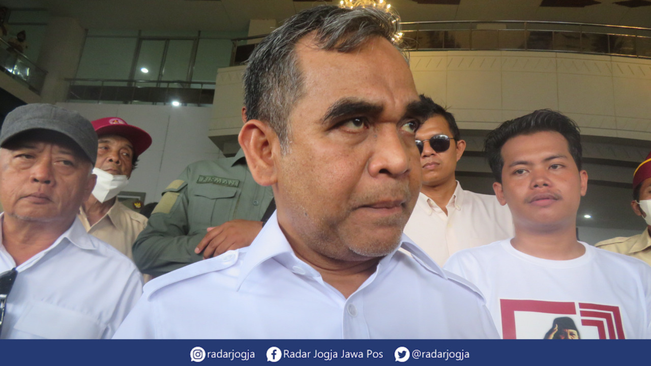 TEGAS : Sekjen Gerindra Ahmad Muzani sebut partainya telah final mengusung Prabowo Subianto sebagai Capres dalam Pemilu 2024. (DWI AGUS/RADAR JOGJA)