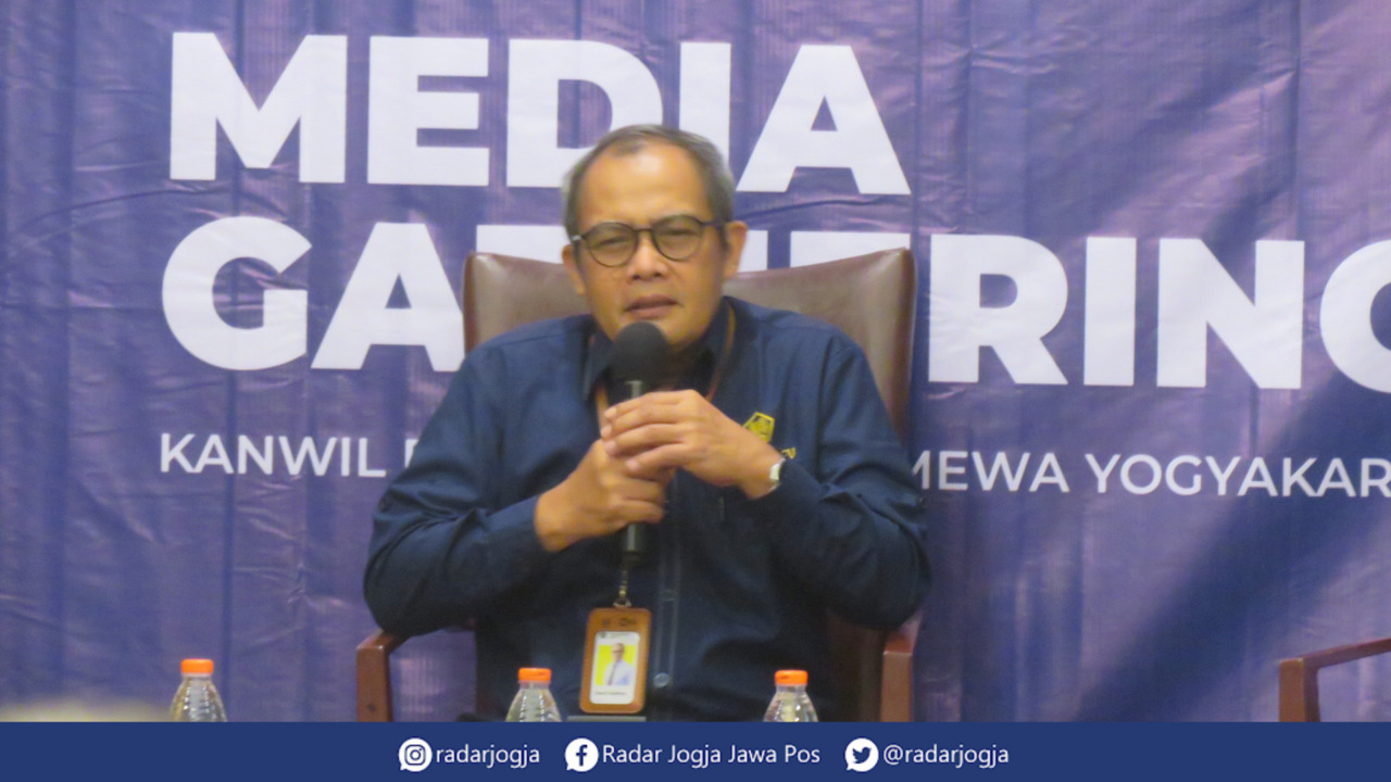 AMAN : Kepala Kanwil DJP DIJ Slamet Sutantyo sebut kasus Rafael Alun Trisambodo tak berdampak pada capaian pajak di Jogjakarta. (DWI AGUS/RADAR JOGJA)