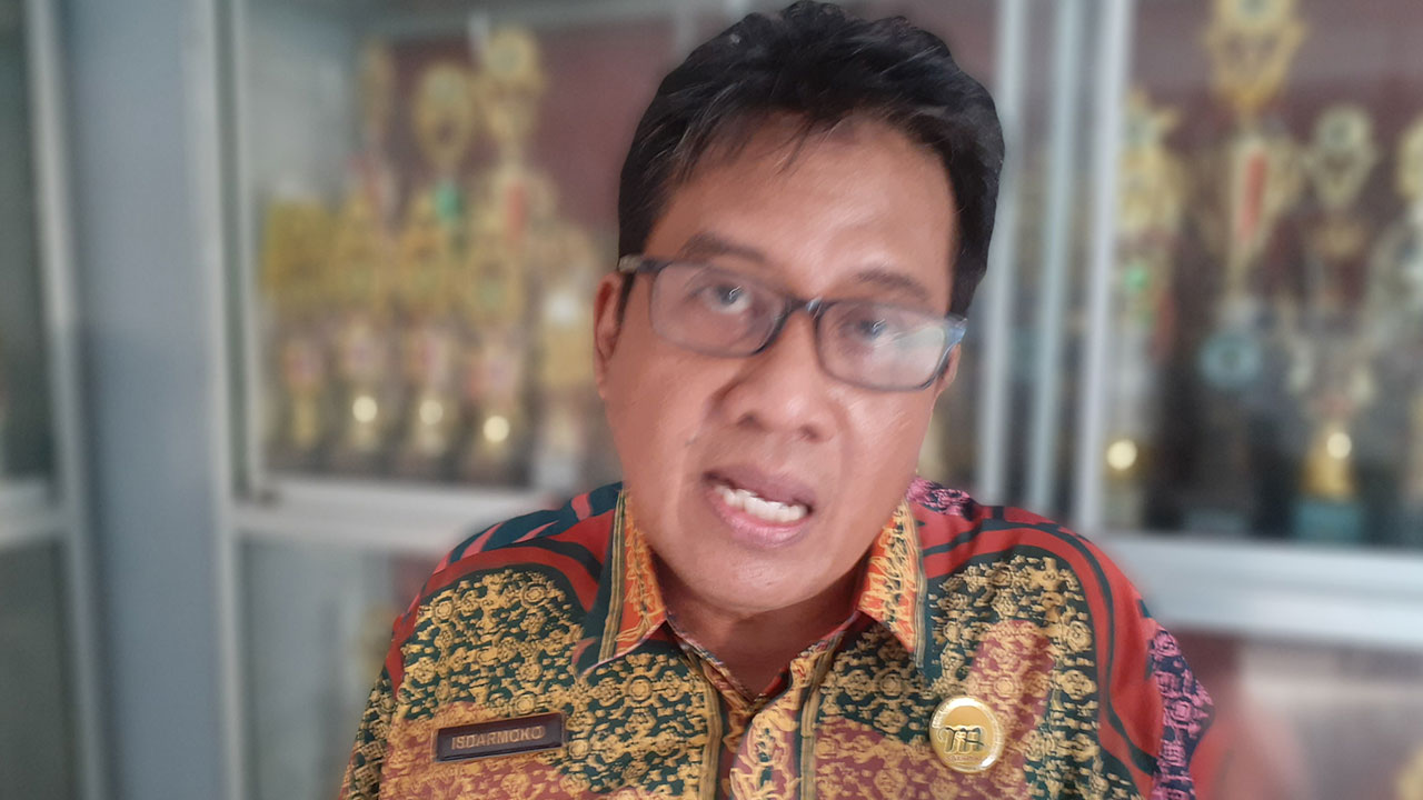 Keterangan Kepala Dindikpira Bantul Isdarmoko.(RIZKY WAHYU/RADAR JOGJA)