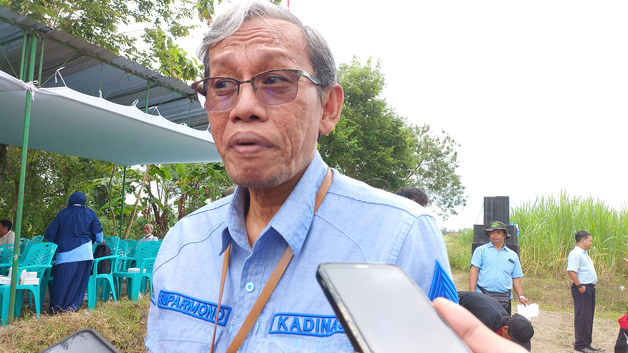 Kepala Dinas Pertanian Pangan dan Perikanan (DP3) Sleman Suparmono .(MEITIKA CANDRA LANTIVA/RADAR JOGJA )