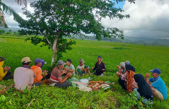 WUJUD SYUKUR: Masyarakat Ngentrong rutin menggelar upacara adat Ulur-Ulur setiap tahun.