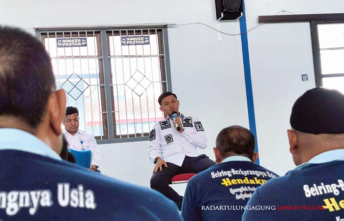 MASIH BANYAK: Jumlah napi di Lapas Kelas II B Blitar mencapai 543 orang. Napi kasus narkotika paling mendominasi.