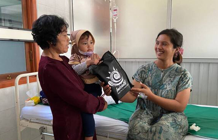 BERMANFAAT : Salah satu pasien BPJS menerima bantuan Persalinan dari JKN