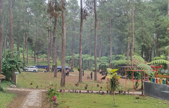 SEJUK: Potensi wisata alam Jurang Senggani menjadi salah satu unggulan Desa Nglurup.