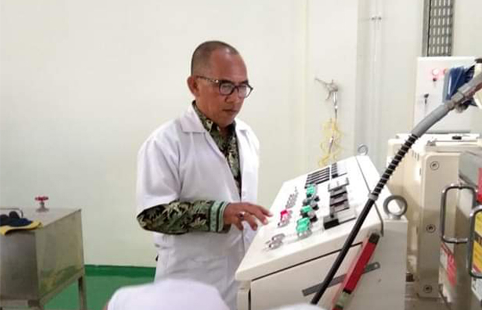 GIGIH: Heru Mursono konsisten mengembangkan usahanya.