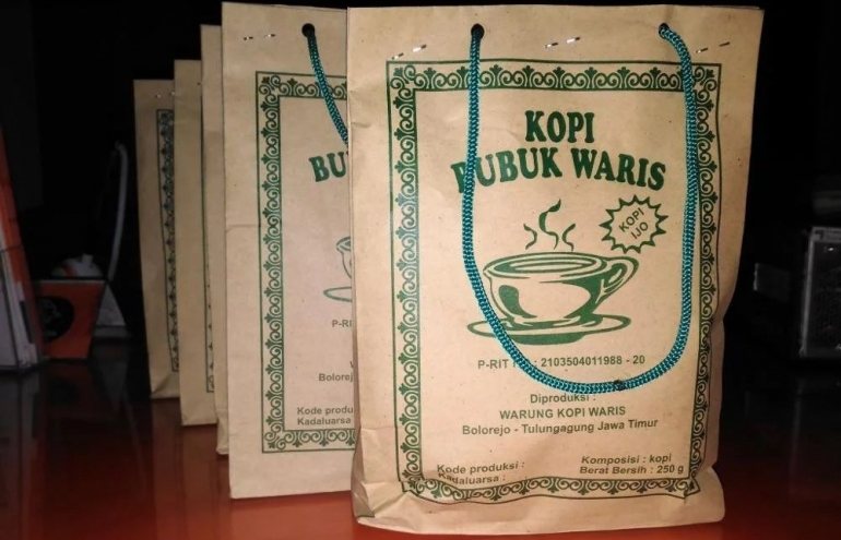 Kopi Ijo Waris, salah satu oleh-oleh unik khas Tulungagung
