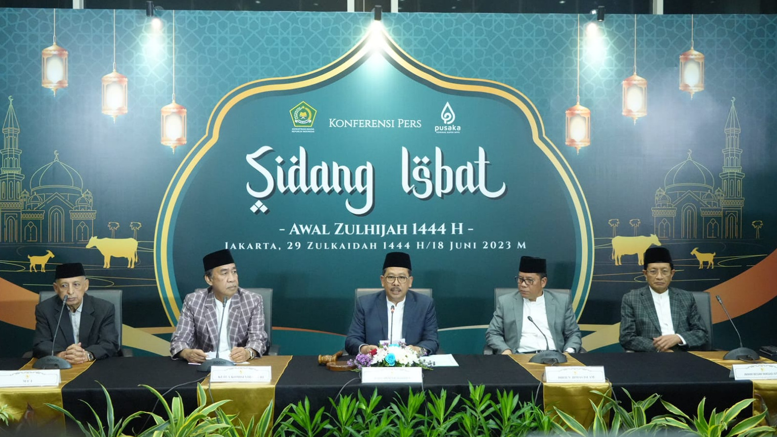 Suasana Sidang Isbat idul Adha 1444 H (Foto : Kemenag.go.id)