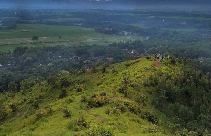 Pesona Bukit Impian dari atas.