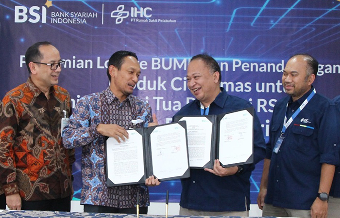 Pertemuan antara BSI dan RS Pelabuhan dalam hal meningkatkan literasi keuangan.