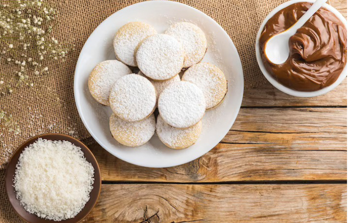 Kue Sagon Jajanan Khas Tulungagung terbuat dari kelapa.