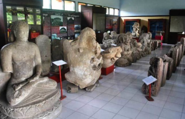 TAMPILAN : Museum Wajakensis yang berada di Kecamatan Boyolangu, Tulungagung dapat dijadikan sebagai sarana edukasi dan upaya pelestarian benda purbakala.