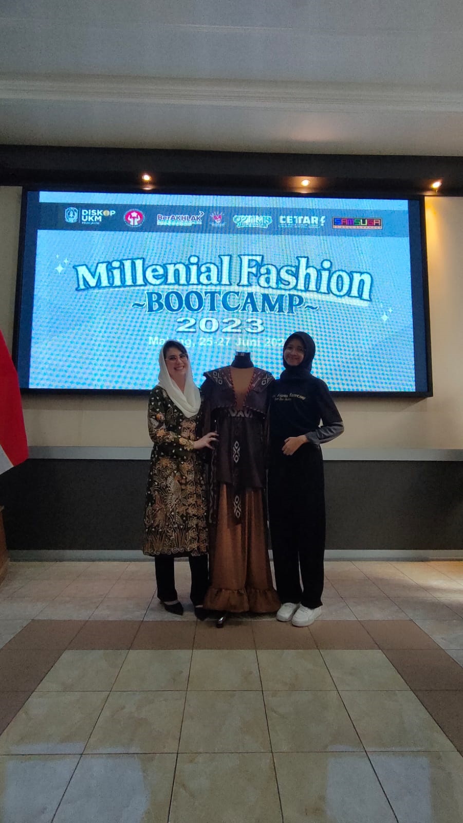 SEMANGAT: Olivia Aryani saat mengikuti perlombaan di Malang beberapa hari lalu.