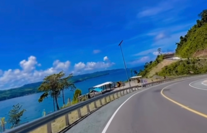 Salah satu spot pemandangan di JlS Tulungagung-Trenggalek.