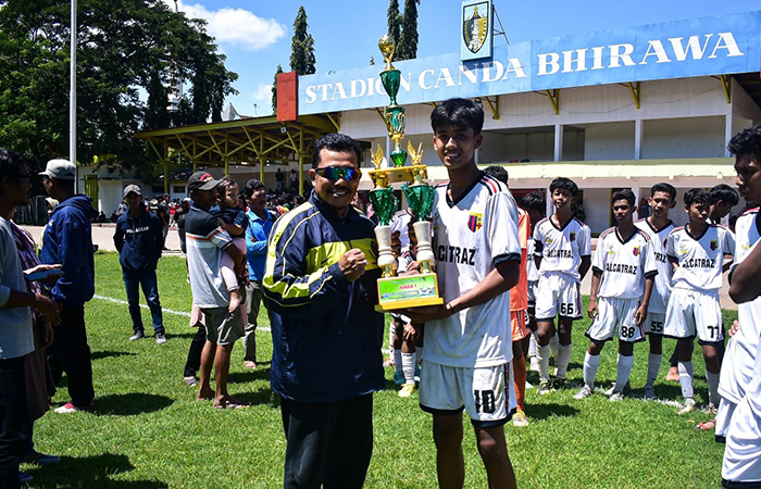 PERJUANGAN: Maulana Mido Satriansyah berhasil lolos 42 besar  selec tion camp program Garuda Select season 6 tahun 2023 - 2024