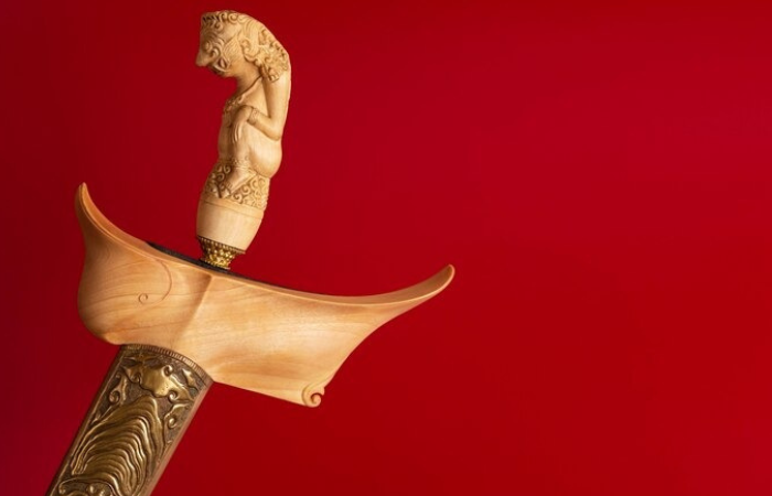 Pusaka keris peninggalan sejarah.