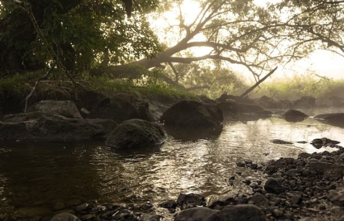 SUNGAI: Menjadi tempat perpisahan terakhir Roro Kembang Sore da Lembu Peteng.