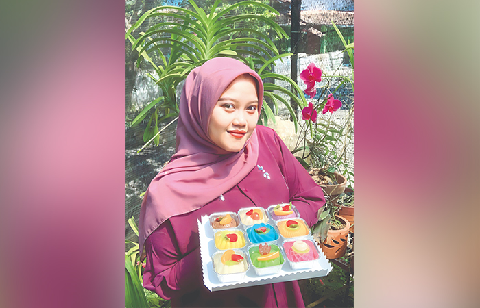 MENARIK: Puding buah kini tampil dengan berbagai bentuk dengan rasa yang memanjakan lidah penyuka puding.