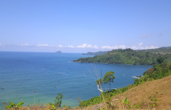 Gambaran wisata pantai di JLS sangat terkesan indah dan eksotis