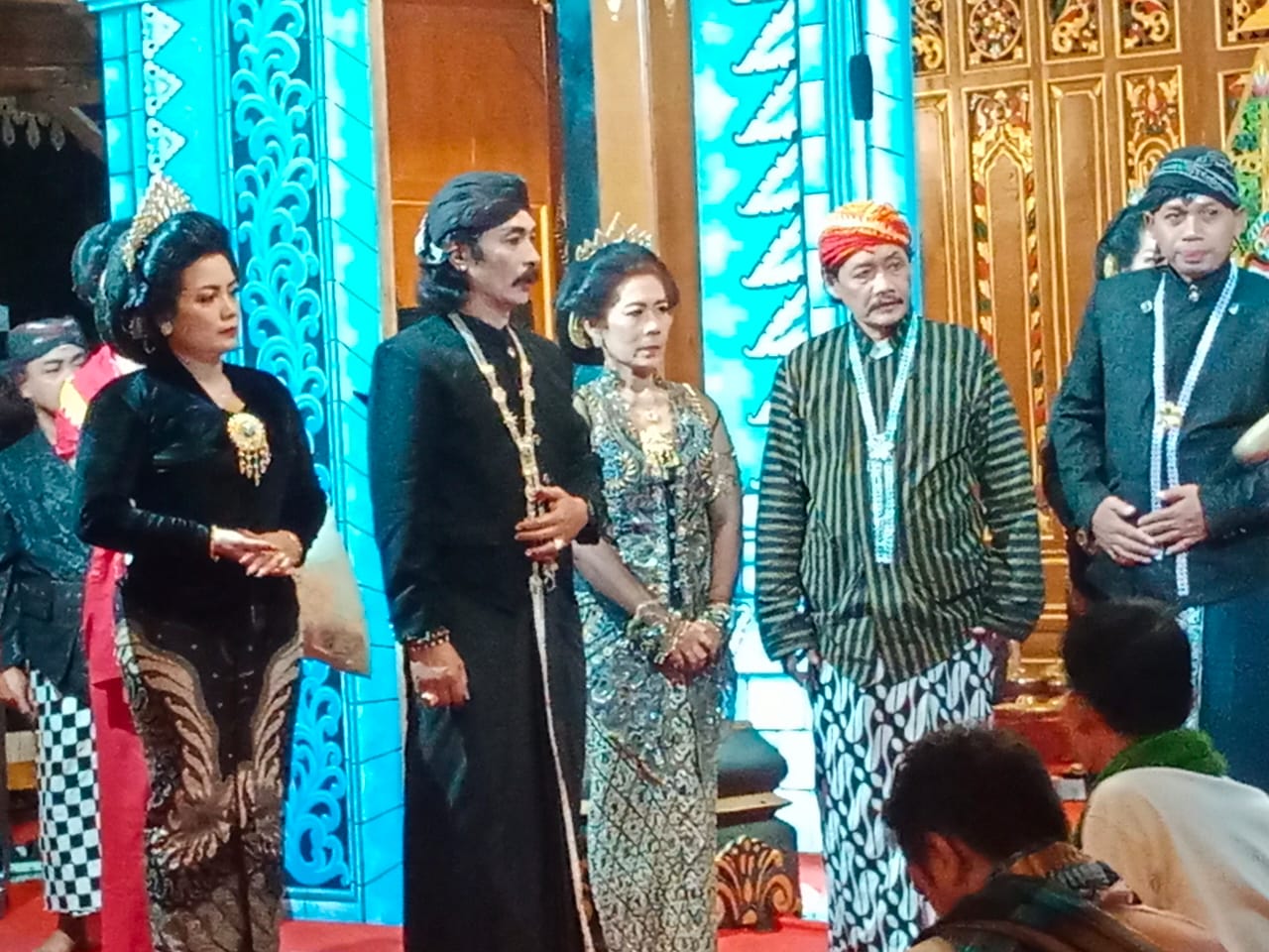 SEMARAK: Secuplik adegang ludruk Tulungagung berjudul Treteg Ngujang yang dipentaskan di Pendapa Suhartini Lotu
