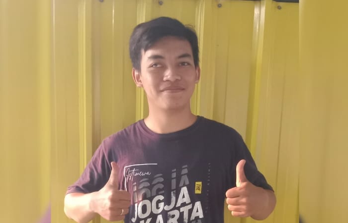 SEMANGAT:  Meskipun tidak  mempunyai skill  memasak, Agung  Budi Santoso tetap  yakin membuka  bisnis kuliner.