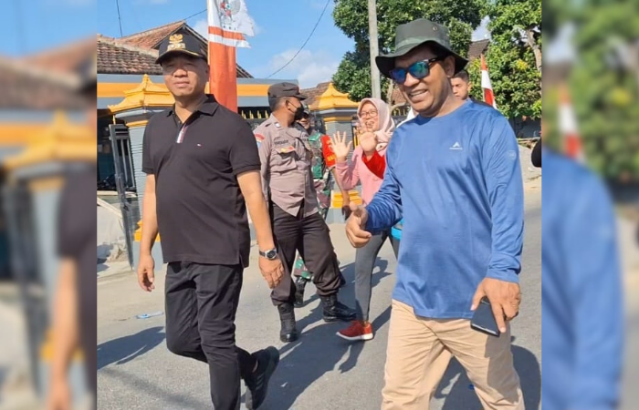 KOMPAK: Momen peringatan HUT Kemerdekaan ke-78 Republik Indonesia, Desa Gesikan, pada Minggu (3/9).